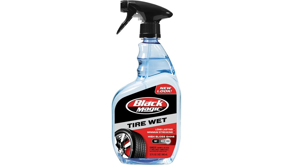 tire shine spray solution