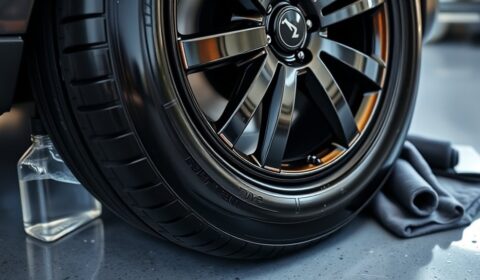 top wet tire shine