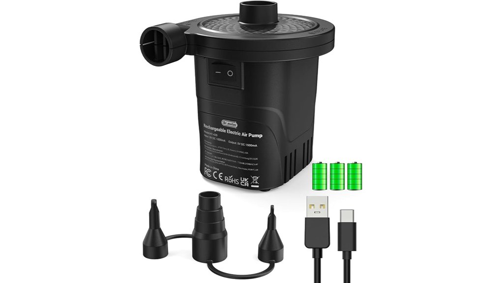 ultra fast rechargeable inflator