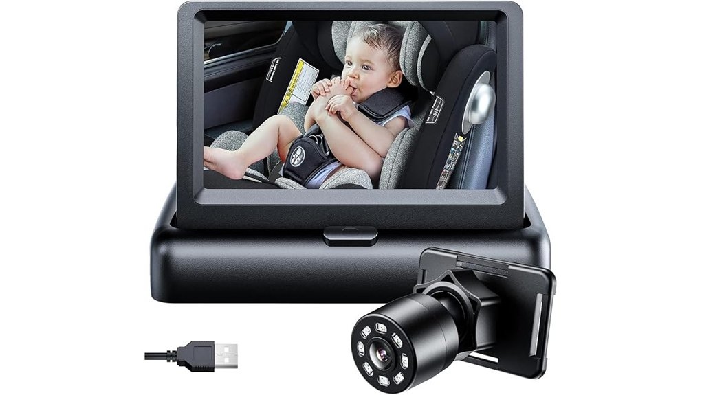 usb powered baby car camera