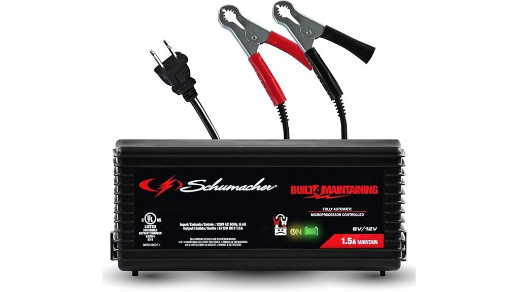 versatile battery charger maintainer