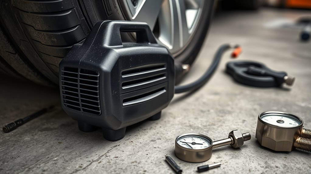 vibrating tire inflator issues