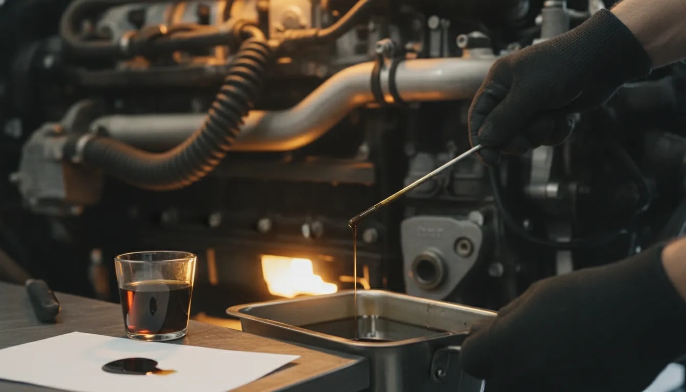 Diesel Oil Change Checklist: Warm Oil First, Check for Contamination